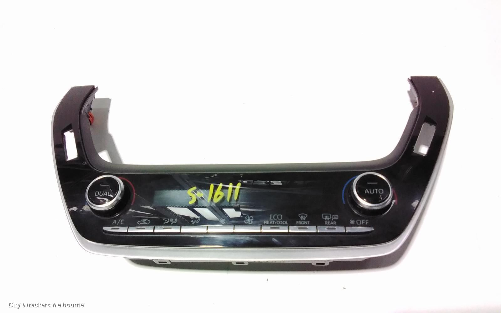 TOYOTA COROLLA HEATER/AC CONTROLS, E210, DUAL ZONE CLIMATE CONTROL TYPE, W/ DUAL BUTTON TYPE, 07/2018 ONWARDS - Image 1