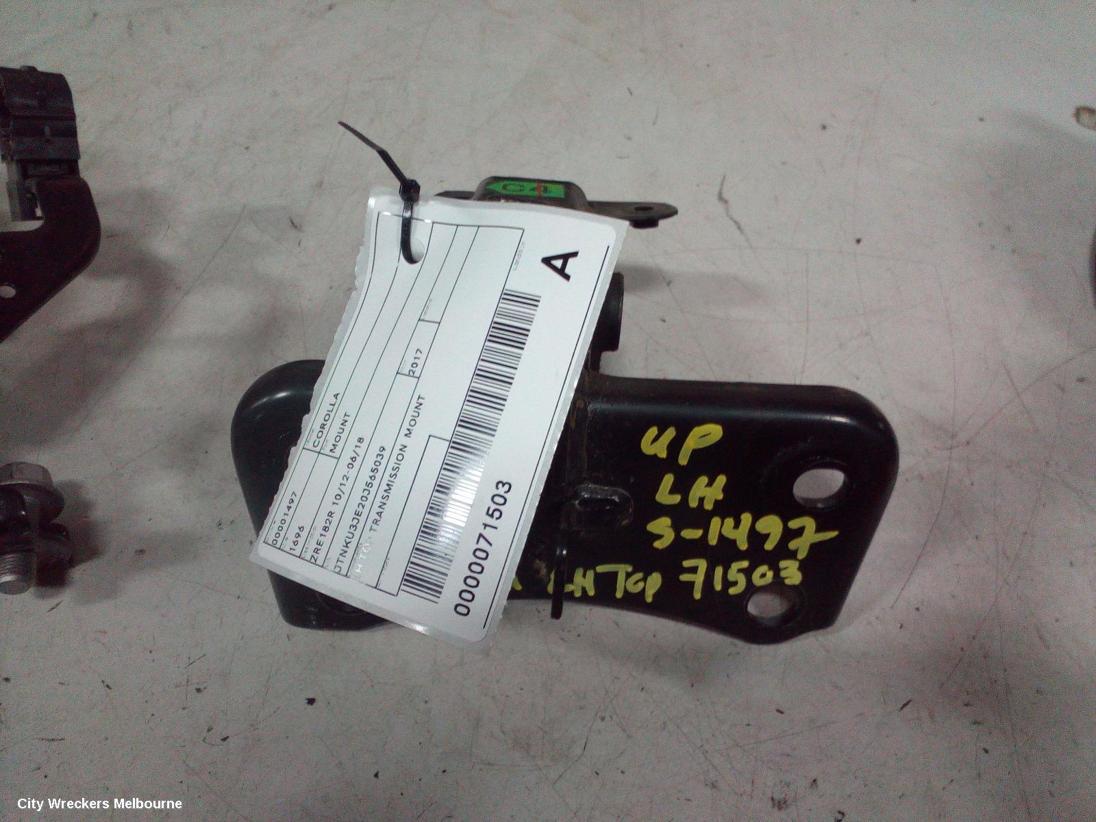 TOYOTA COROLLA MOUNT, ZRE182R 10/2012 - 06/2018 - Image 1