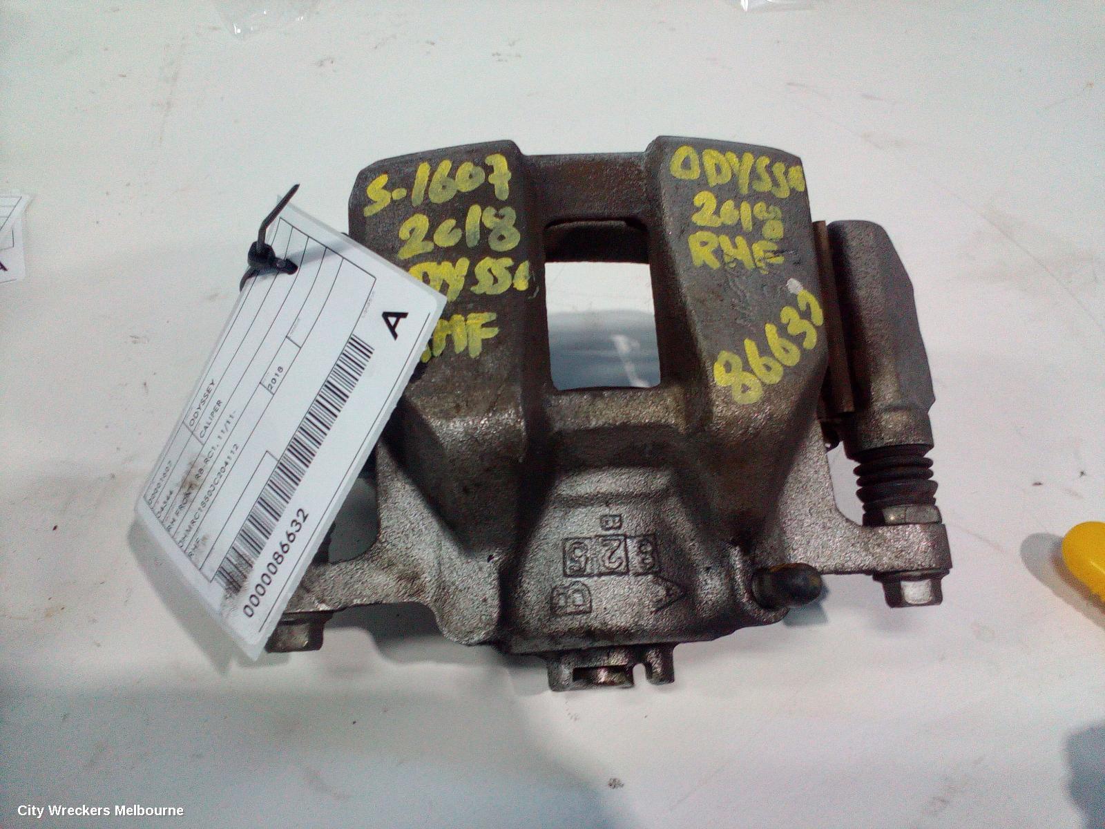 HONDA ODYSSEY CALIPER, RH FRONT, RB-RC1, 11/2011 ONWARDS - Image 1