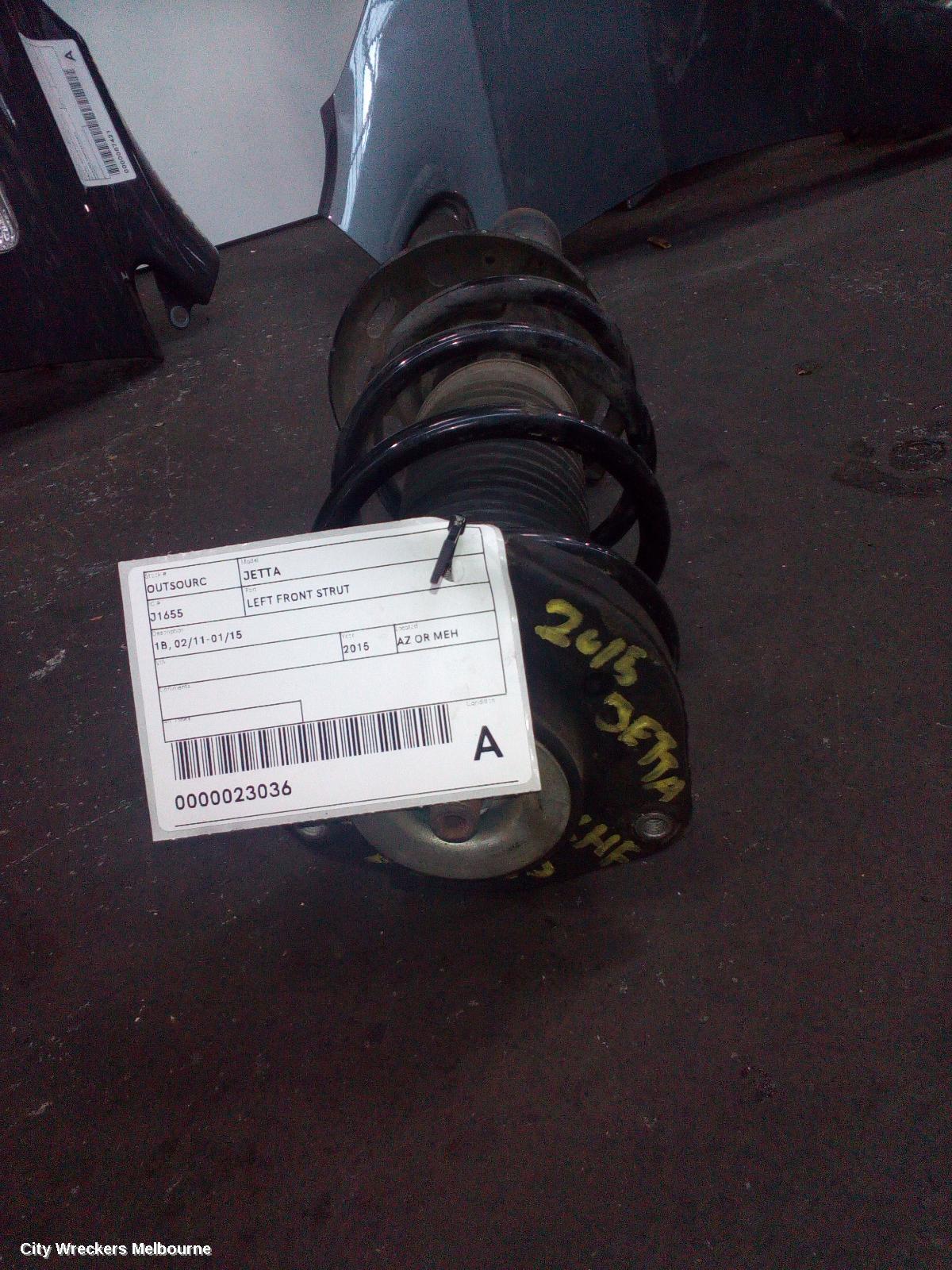 VOLKSWAGEN JETTA LEFT FRONT STRUT, 1B, 11/2014 - 12/2017 - Image 1