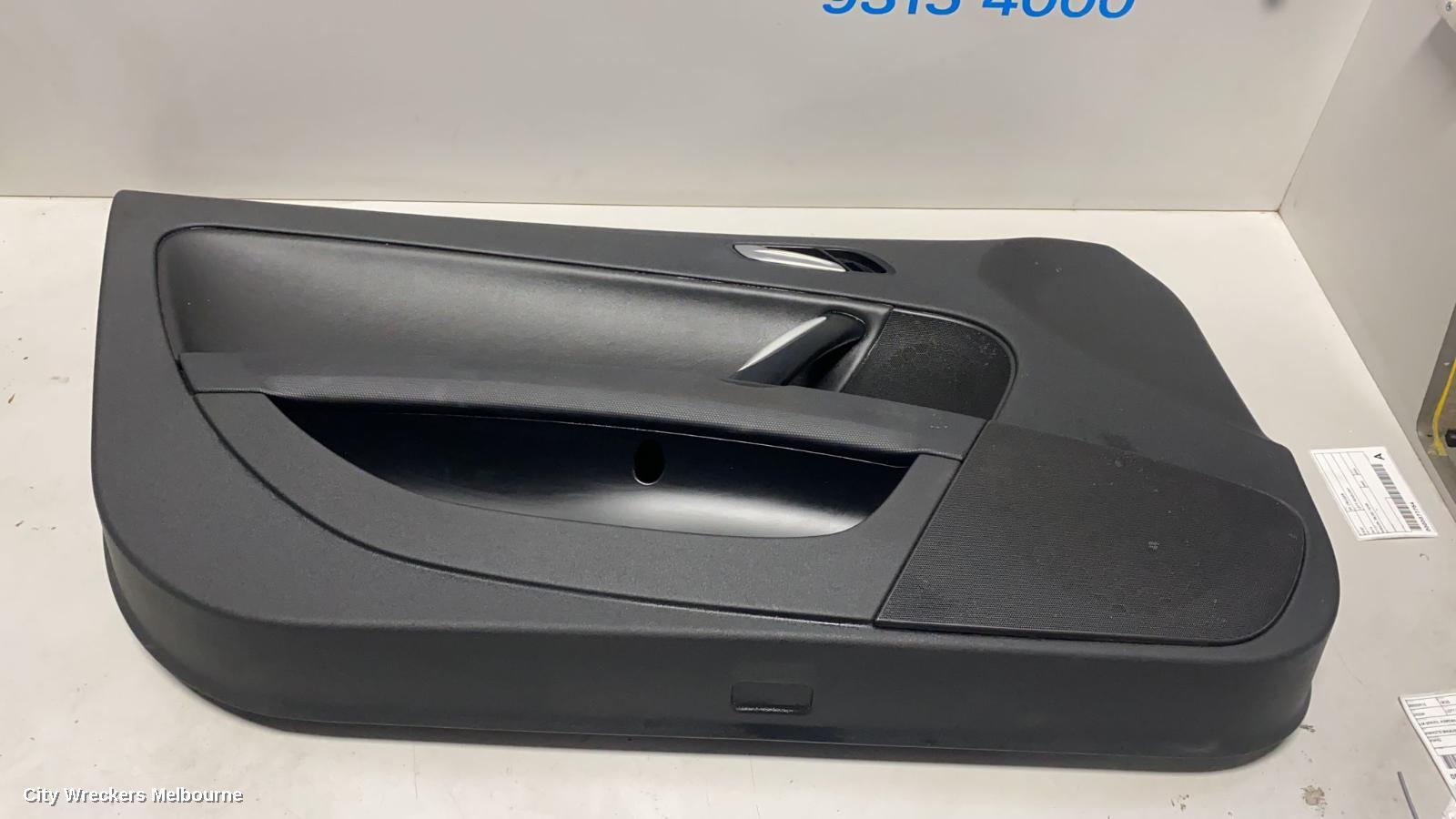 AUDI TT DOOR TRIM, LH FRONT, 8J, TTS, LEATHER, 08/2008 - 12/2014 - Image 1