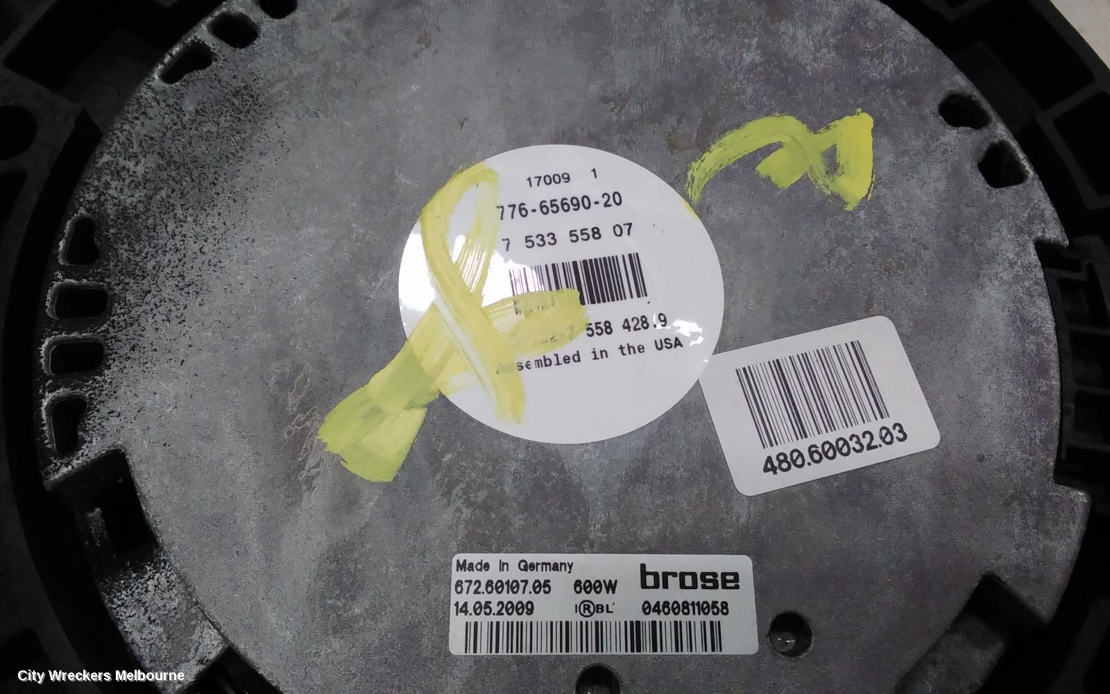 BMW 5 SERIES FAN, SINGLE FAN ASSY, 3.0, PETROL, M54/N52/N52N/N52K, E60, 10/2003 - 04/2010 - Image 3