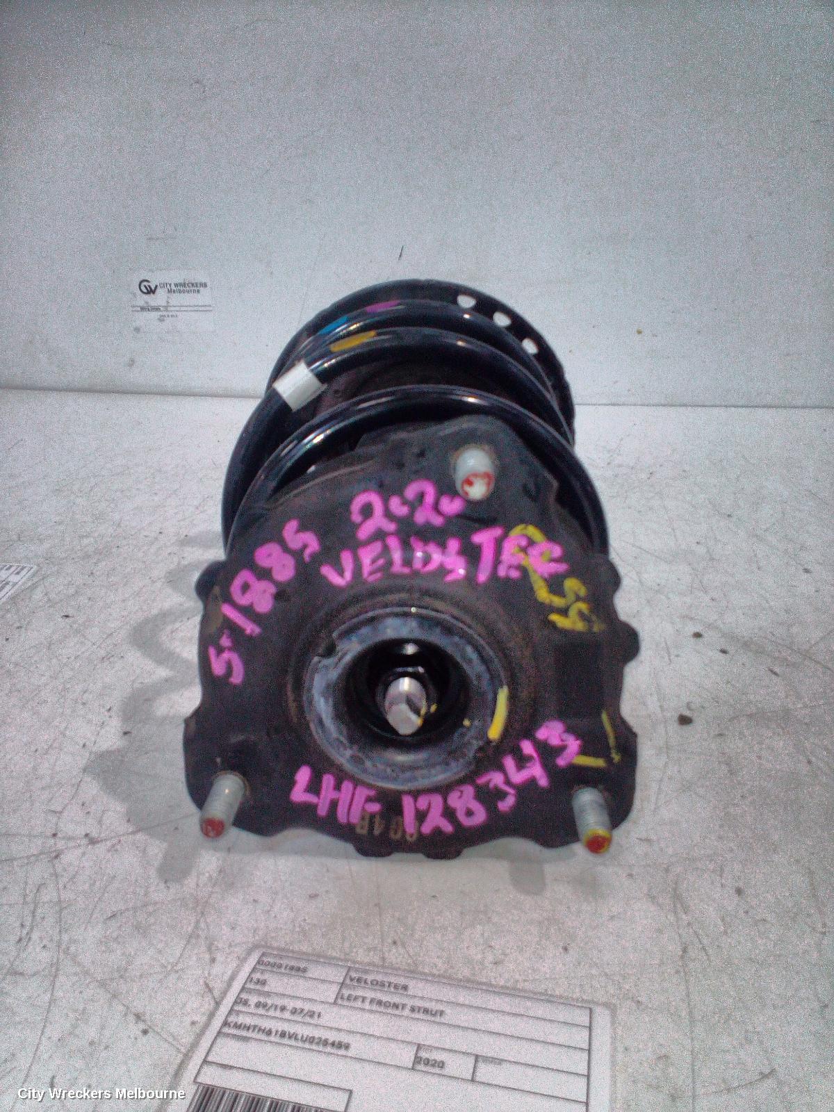 HYUNDAI VELOSTER LEFT FRONT STRUT, JS, 09/2019 - 07/2021 - Image 1