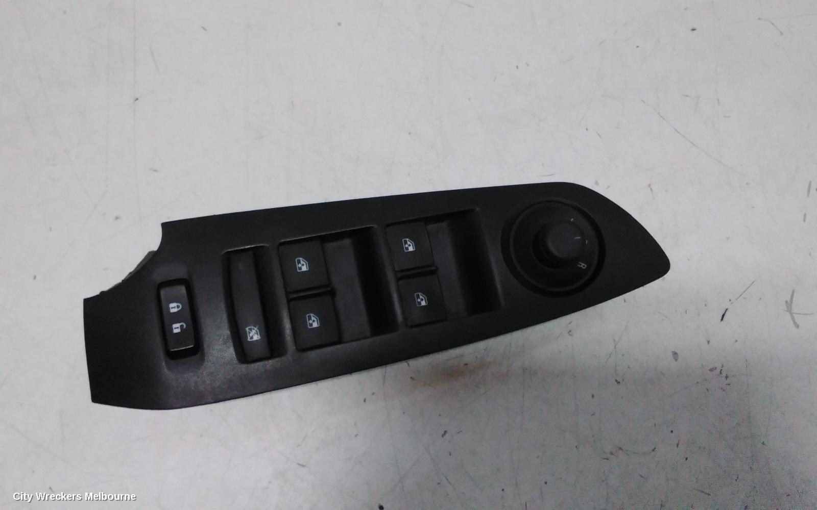 HOLDEN TRAX PWR DR WIND SWITCH, RH FRONT (MASTER SWITCH), SQUARE STYLE PLUG, TJ SERIES, 09/2016 - 12/2020 - Image 2