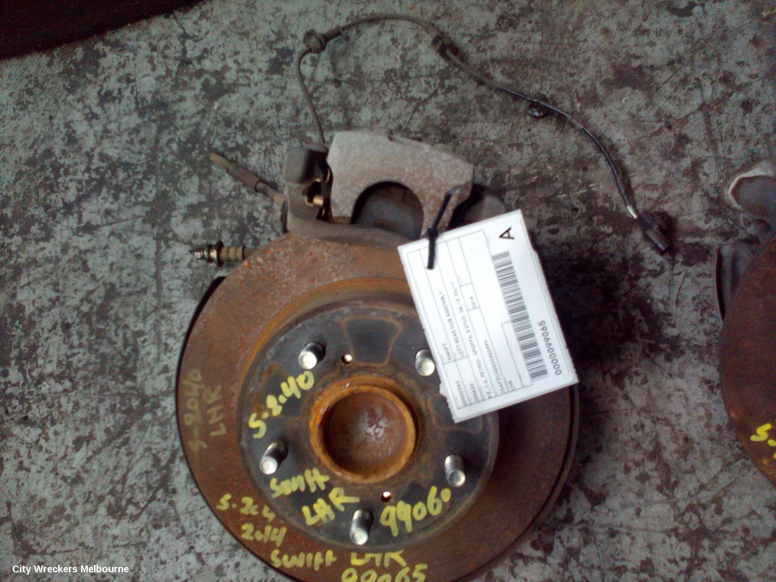 SUZUKI SWIFT LEFT REAR HUB ASSEMBLY, FZ, 1.6, PETROL, SPORTS, 5 STUD, 08/2010 - 03/2017 - Image 2