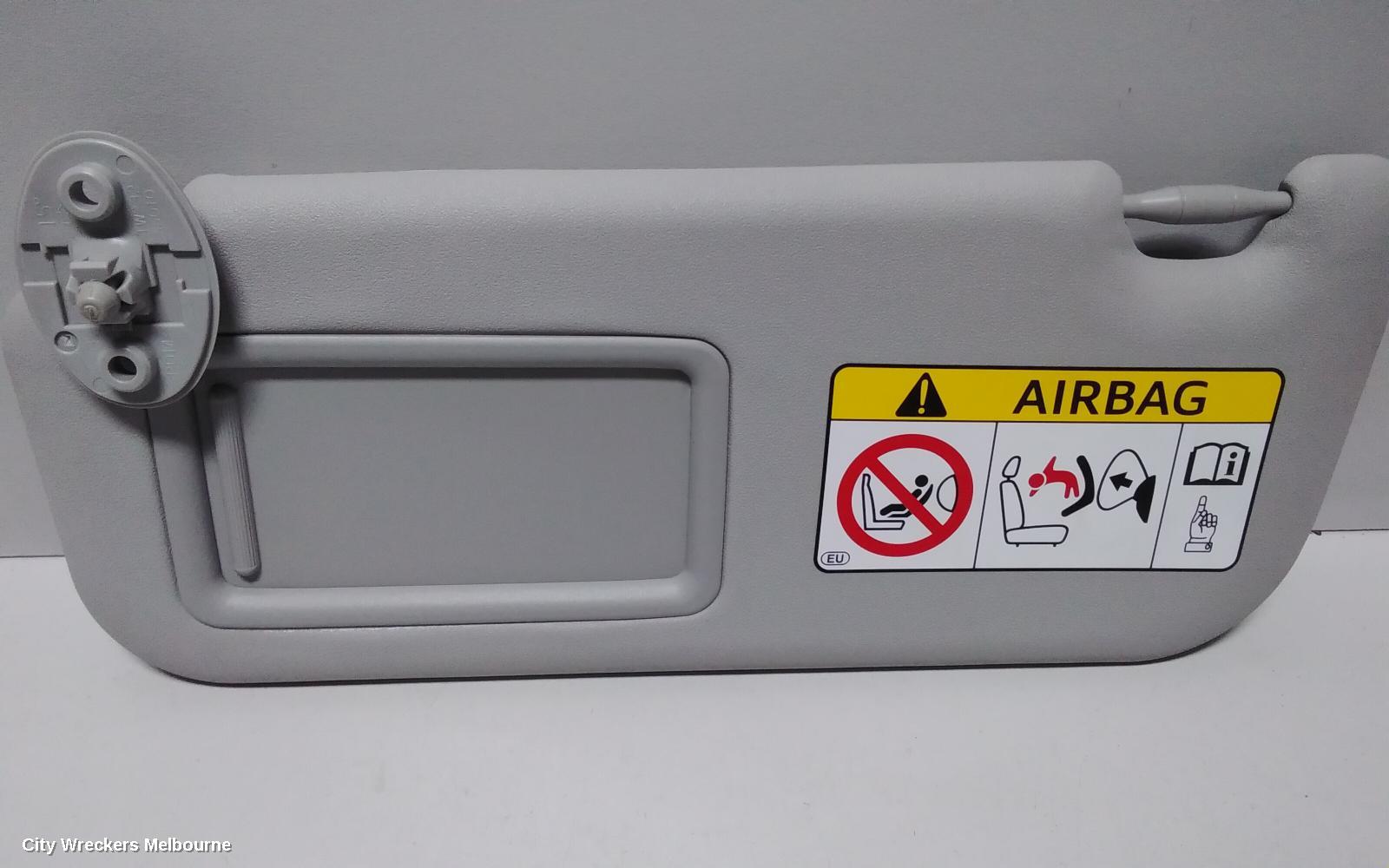 TOYOTA YARIS SUNVISOR, NCP13#, RH SIDE, 08/2011 - 12/2019 - Image 2