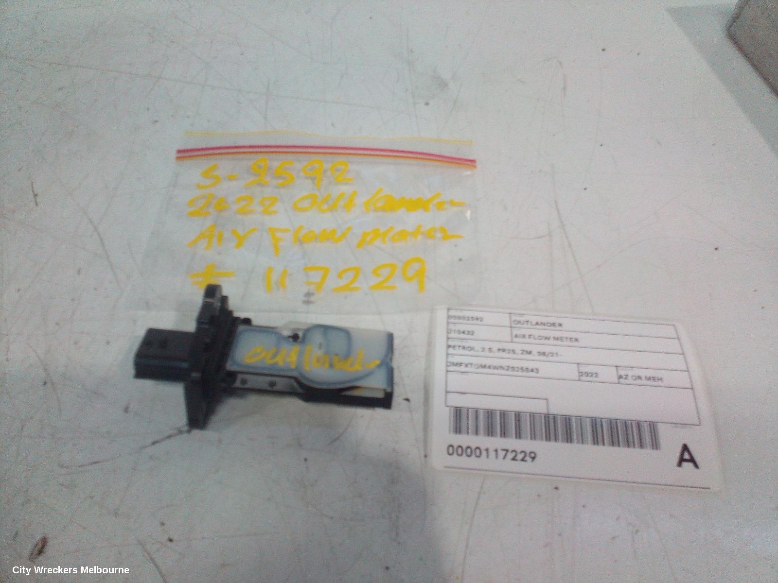 MITSUBISHI OUTLANDER AIR FLOW METER, PETROL, 2.5, PR25, ZM, 08/2021 ONWARDS - Image 1