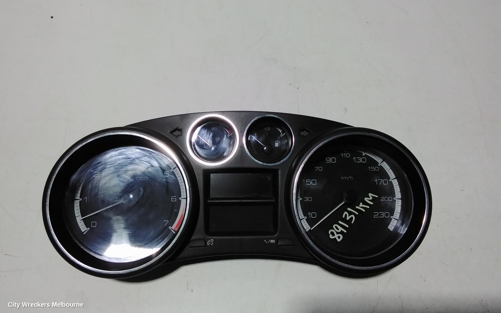 PEUGEOT 308 INSTRUMENT CLUSTER, T7, VIN# ...4C5FVA, 09/2007 - 12/2013 - Image 2