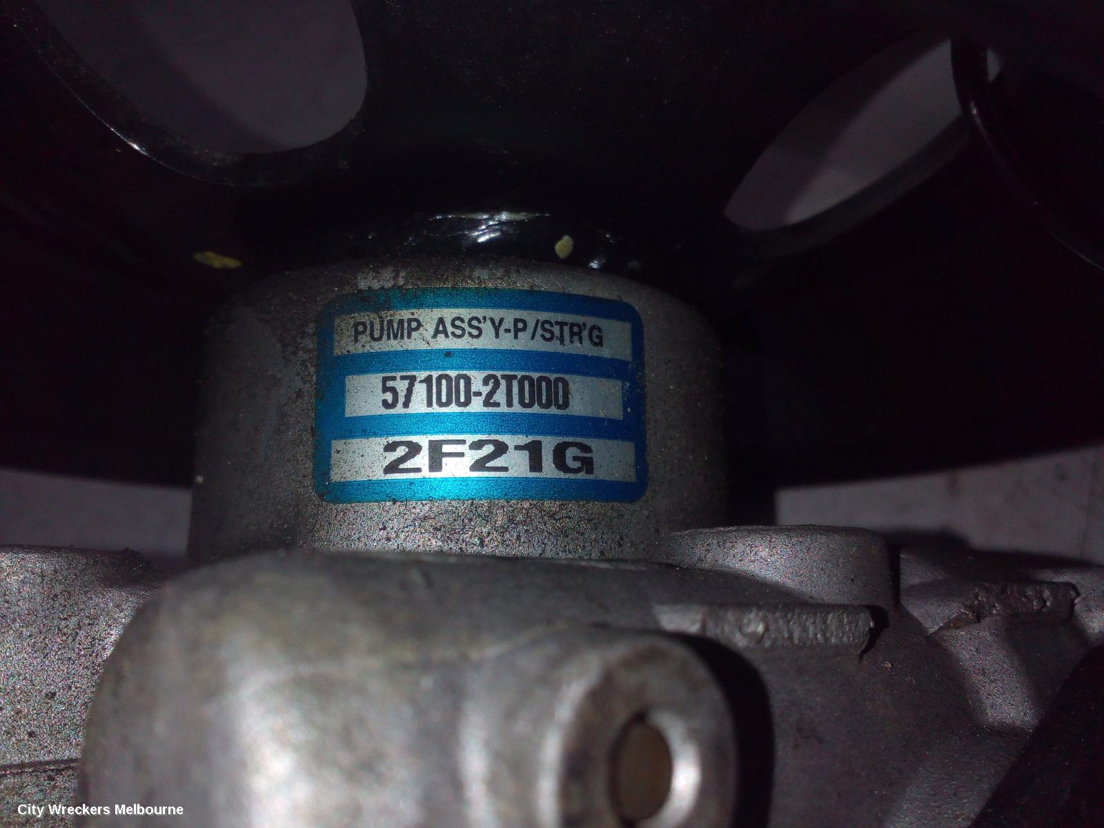 KIA OPTIMA STEERING PUMP, PETROL, 2.4, G4KJ, TF-JF, 01/2011 ONWARDS - Image 2
