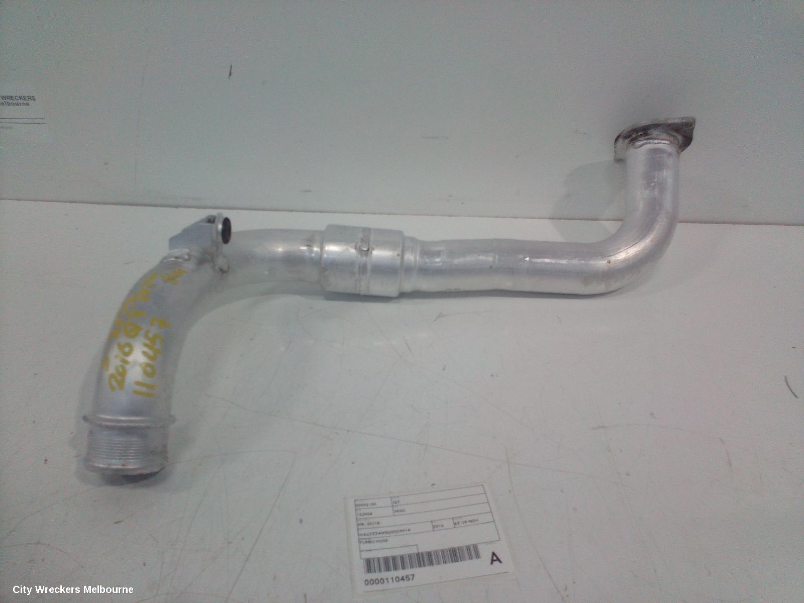 AUDI Q7, 4M, 07/2015 ONWARDS, TURBO HOSE: 110457 - Image 1