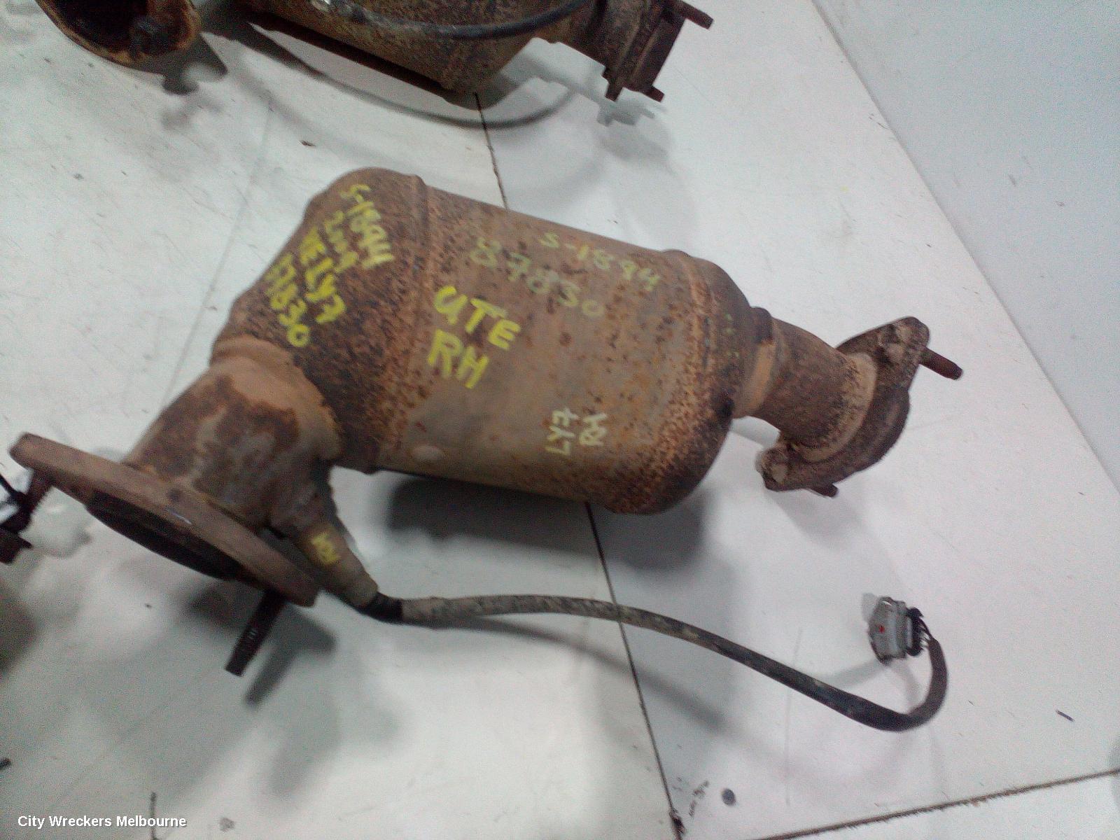 HOLDEN COMMODORE CATALYTIC CONVERTER, UNDER CAR-CAT TYPE, 3.6, LE0/LY7, W/ OXYGEN SENSOR TYPE, RH SIDE, VE, 08/2006 - 04/2013 - Image 1