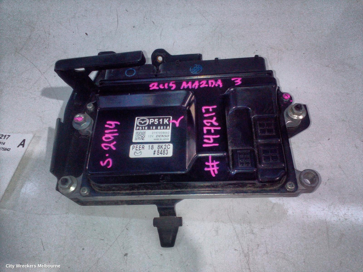 MAZDA 3 ECU, ENGINE ECU, 2.0, PETROL, SKYACTIV-G, ECU ONLY, BM, 11/2013 - 05/2016 - Image 1