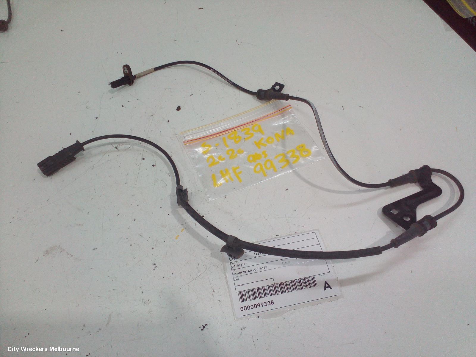 HYUNDAI KONA ABS SENSOR, LH FRONT, OS, 09/2017 ONWARDS - Image 2