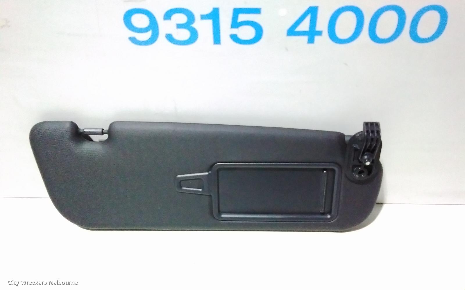 HYUNDAI VELOSTER SUNVISOR, FS, RH SIDE, GREY, W/ MIRROR & LAMP TYPE, 12/2011 - 02/2018 - Image 2