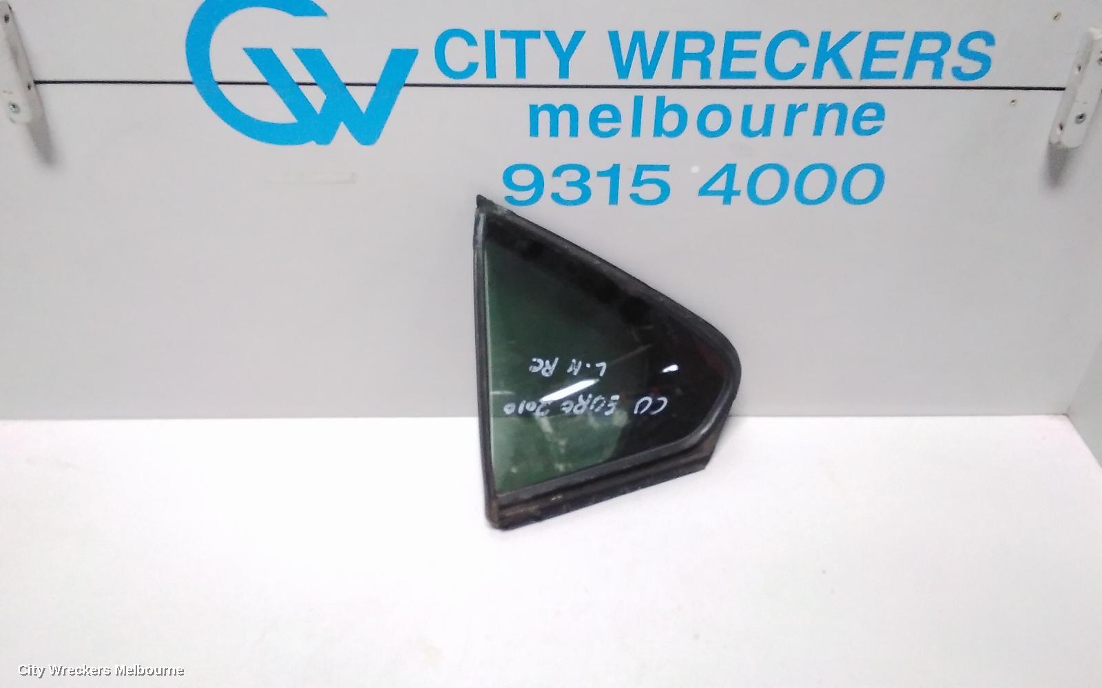 HONDA ACCORD LEFT REAR 1/4 DOOR GLASS, 8TH GEN, EURO (VIN JHMCU), SEDAN, 06/2008 - 06/2011 - Image 1