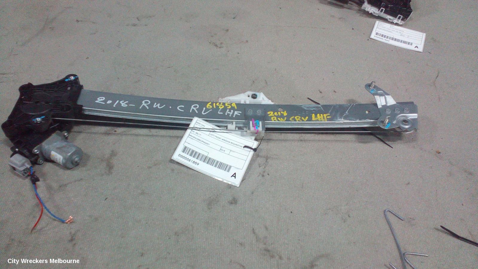 HONDA CRV LEFT FRONT WINDOW REG/MOTOR, RW, 05/2017 - 08/2023 - Image 1