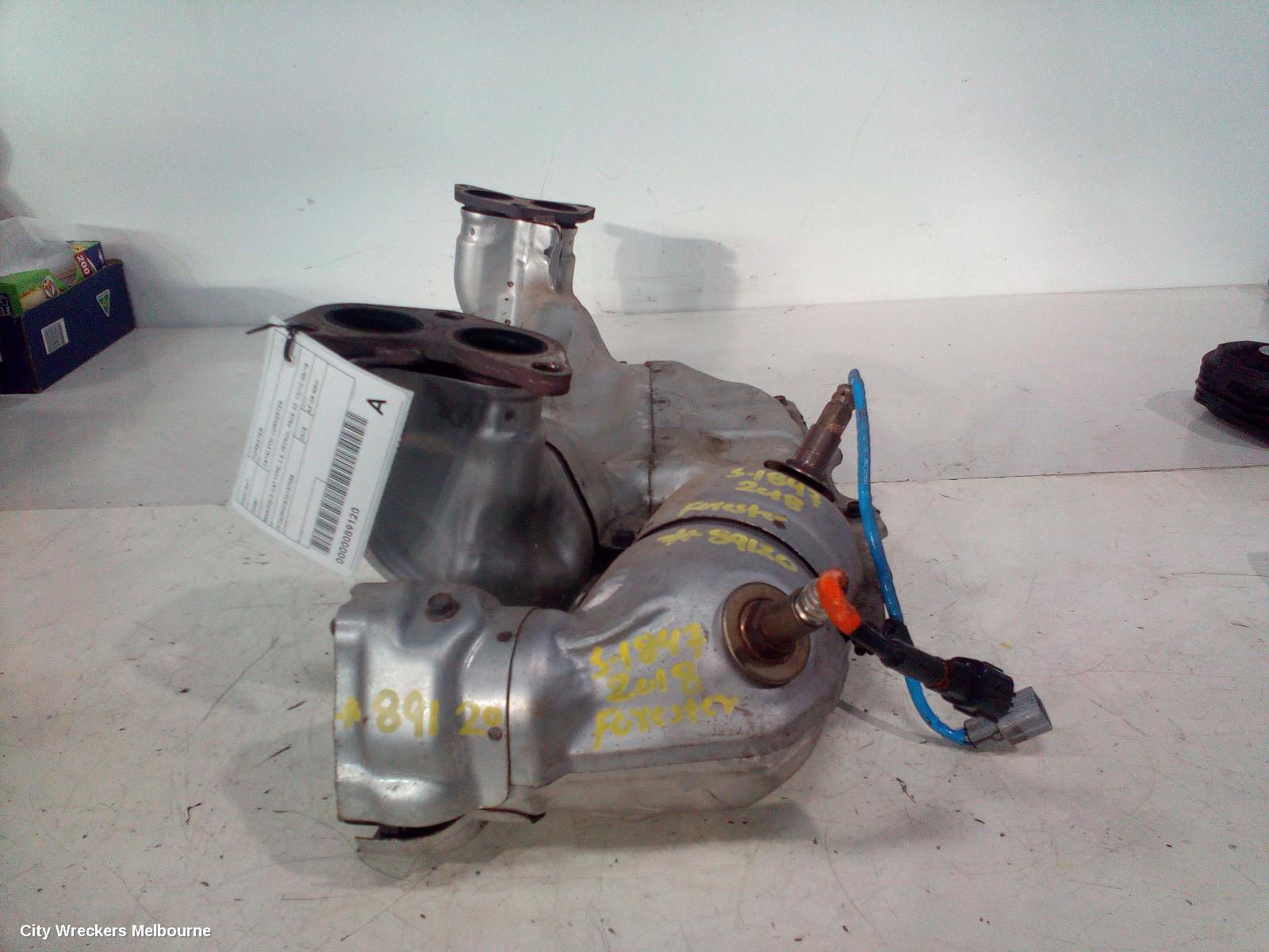 SUBARU FORESTER CATALYTIC CONVERTER, MANIFOLD-CAT TYPE, 2.5, PETROL, FB25, SJ, 12/2012 - 08/2018 - Image 1