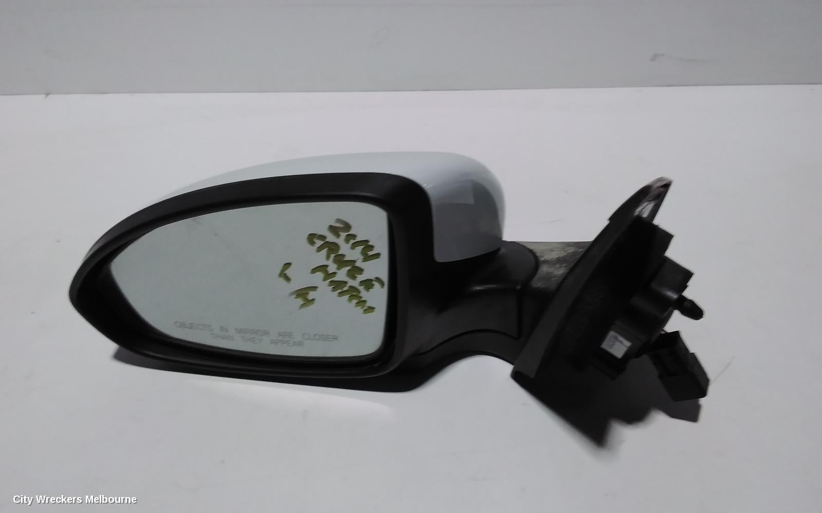 HOLDEN CRUZE LEFT DOOR MIRROR, JG-JH, NON INDICATOR TYPE, 03/2009 - 01/2017 - Image 1