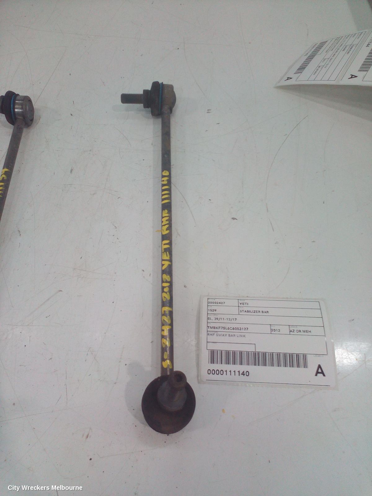SKODA YETI STABILISER BAR, 5L, 07/2011 - 12/2017 - Image 2