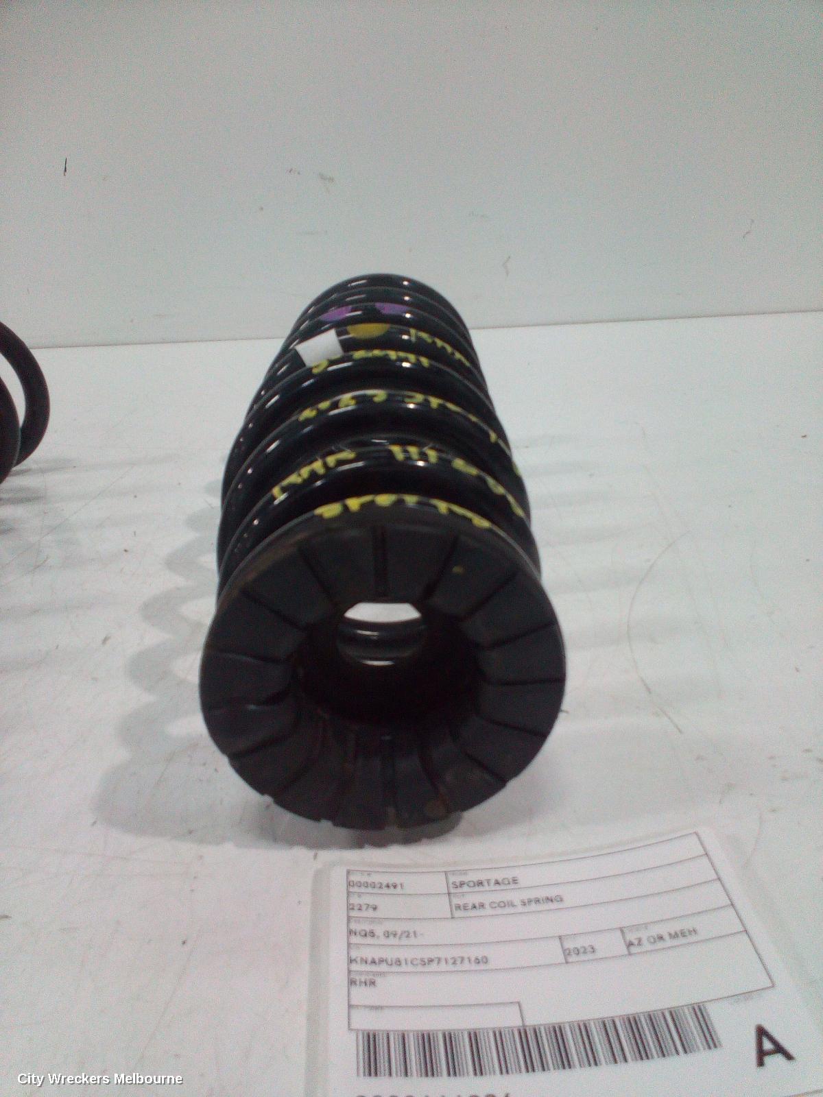 KIA SPORTAGE REAR COIL SPRING, NQ5, 09/2021 ONWARDS - Image 1
