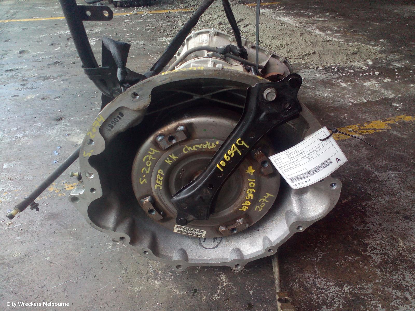 JEEP CHEROKEE TRANS/GEARBOX, AUTO, 4WD, PETROL, 3.7, 4 SPEED, W/ TRANSFER CASE, KK, 11/2007 - 10/2012 - Image 1