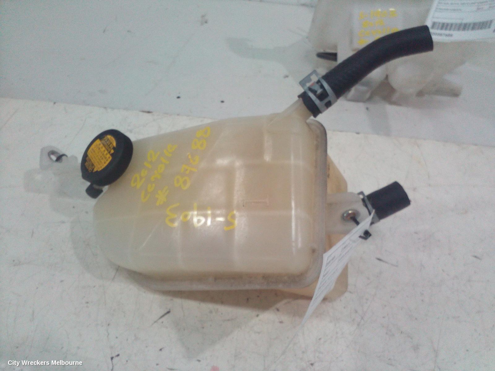 TOYOTA COROLLA OVERFLOW BOTTLE, ZRE182R, 10/2012 - 06/2018 - Image 1