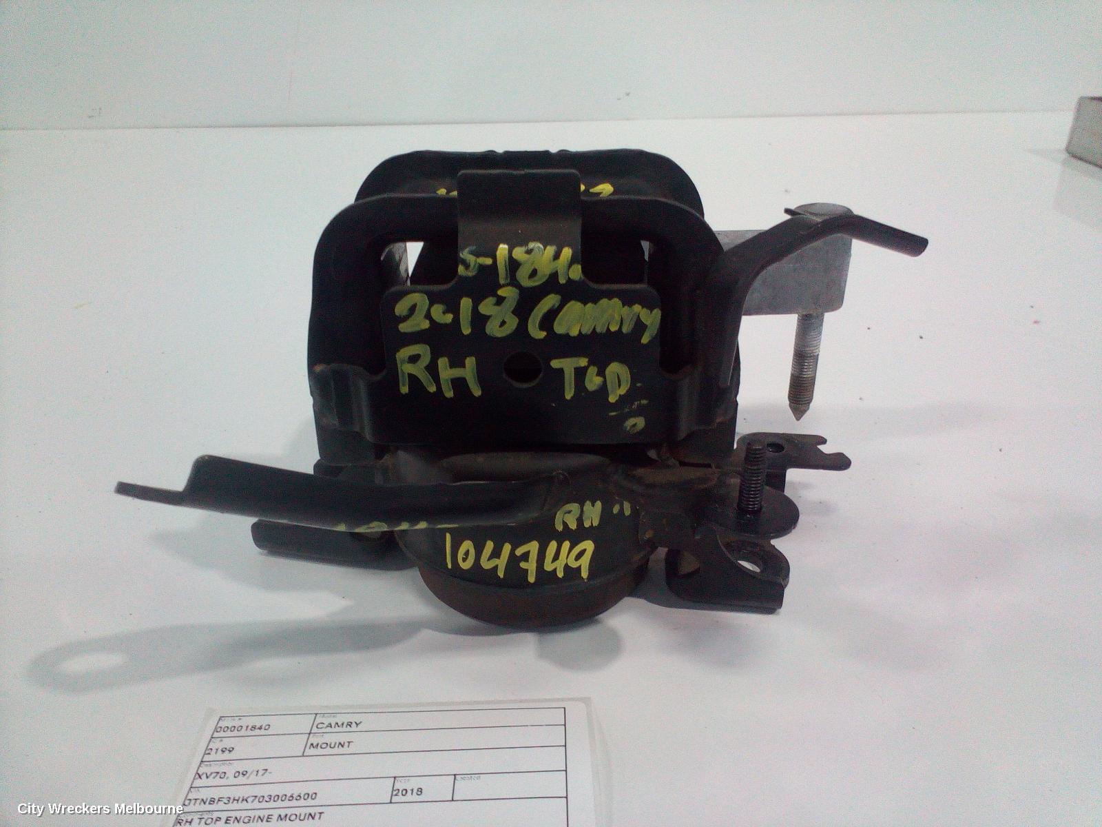 TOYOTA CAMRY MOUNT, XV70, 09/2017 - 05/2024 - Image 2