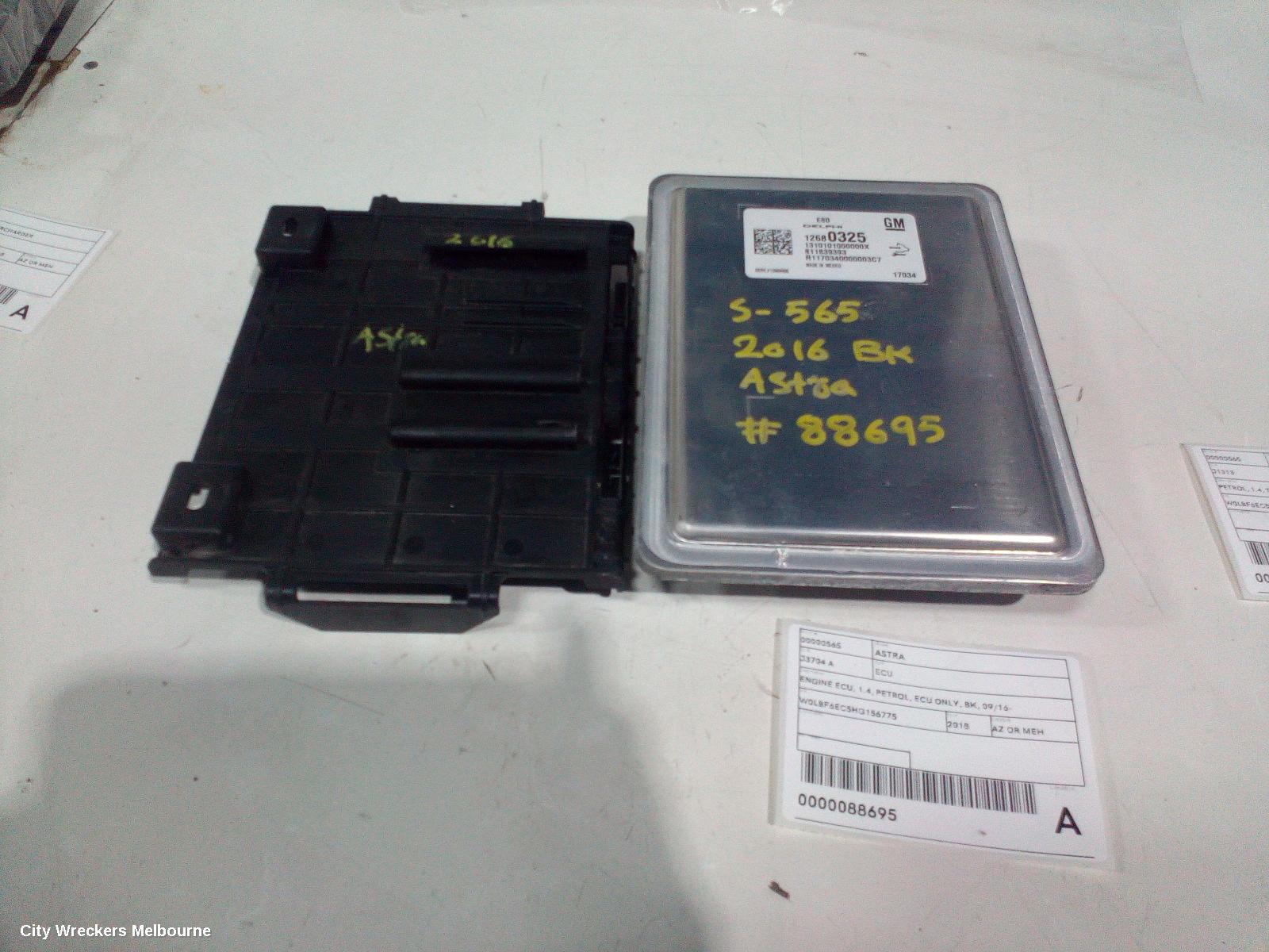 HOLDEN ASTRA ECU, ENGINE ECU, 1.4, PETROL, ECU ONLY, BK, 09/2016 ONWARDS - Image 3