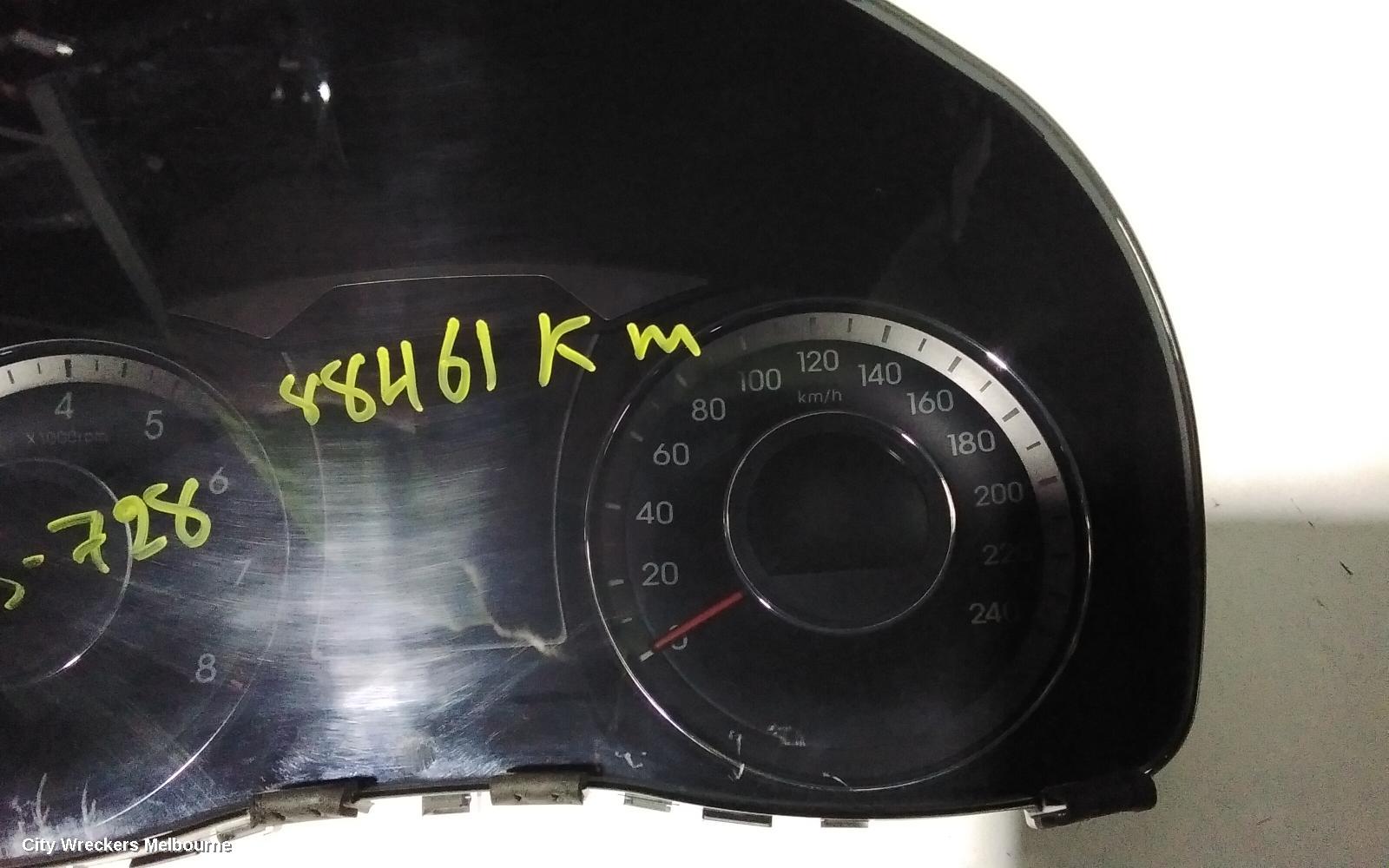 HYUNDAI I40 INSTRUMENT CLUSTER, PETROL, AUTO T/M, VF, 09/2011 ONWARDS - Image 3