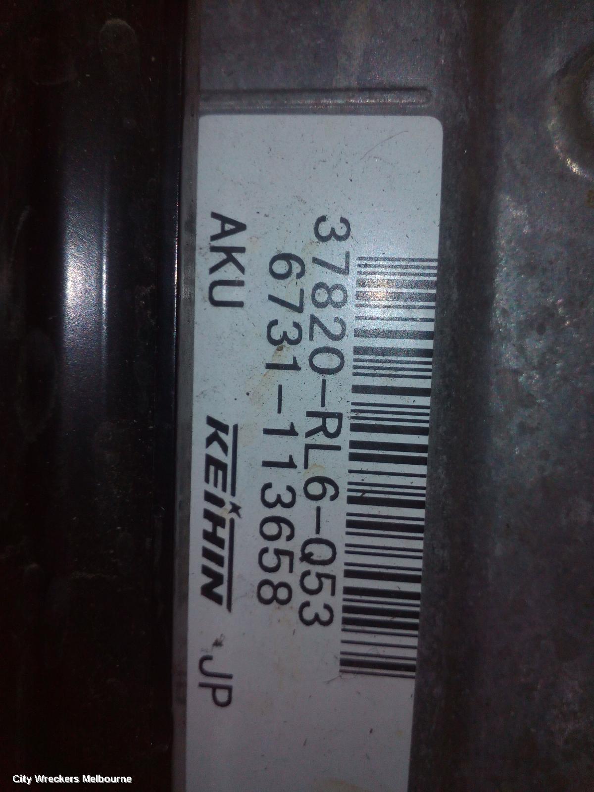 HONDA ACCORD ECU, ENGINE ECU, 2.4 ENG, AUTO T/M, ECU ONLY, 8TH GEN, EURO (VIN JHMCU), 06/2008 - 06/2011 - Image 1