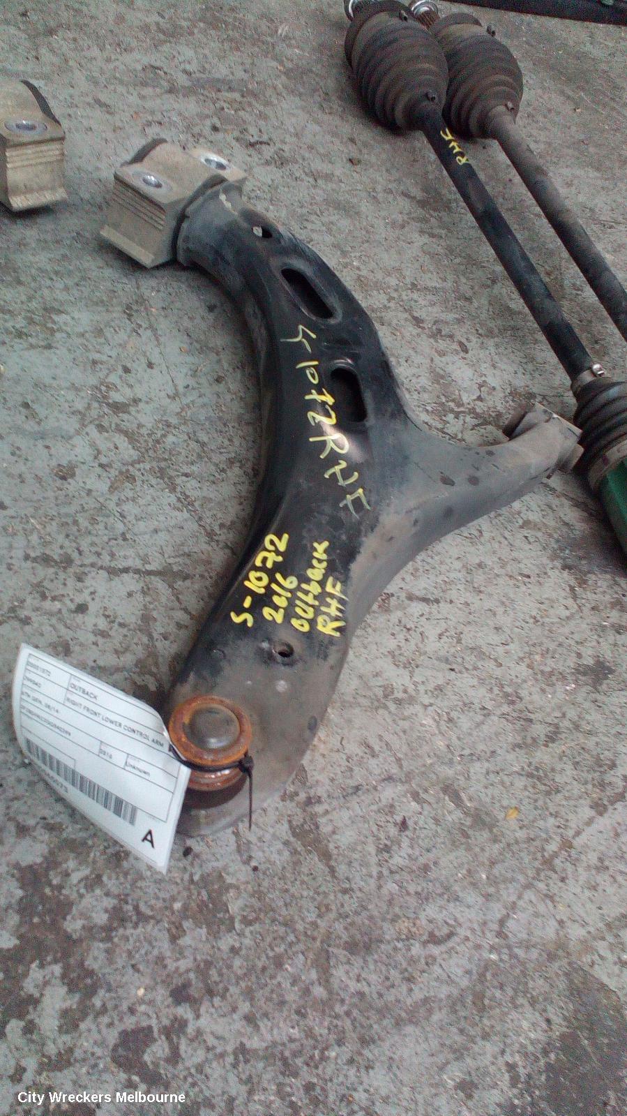 SUBARU OUTBACK RIGHT FRONT LOWER CONTROL ARM, 6TH GEN, 08/2014 ONWARDS - Image 1