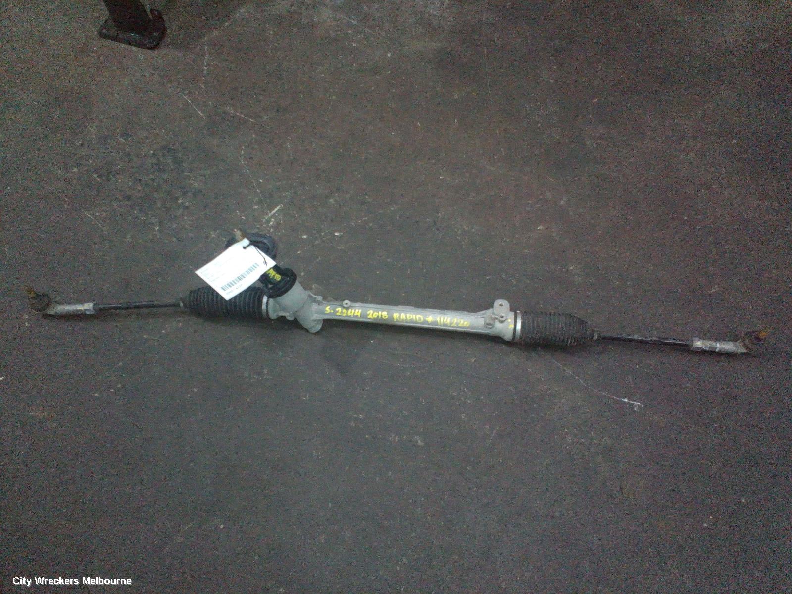 SKODA RAPID STEERING BOX/RACK, NH, 05/2014 - 12/2020 - Image 2