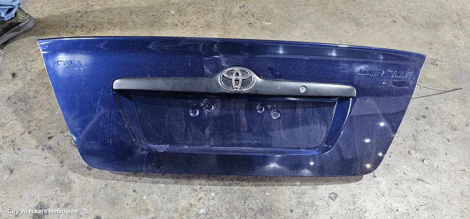 TOYOTA COROLLA BOOTLID/TAILGATE, BOOTLID, ZZE122 (JAPAN-VIN JTD), NON SPOILER TYPE, 12/2001 - 06/2007 - Image 1
