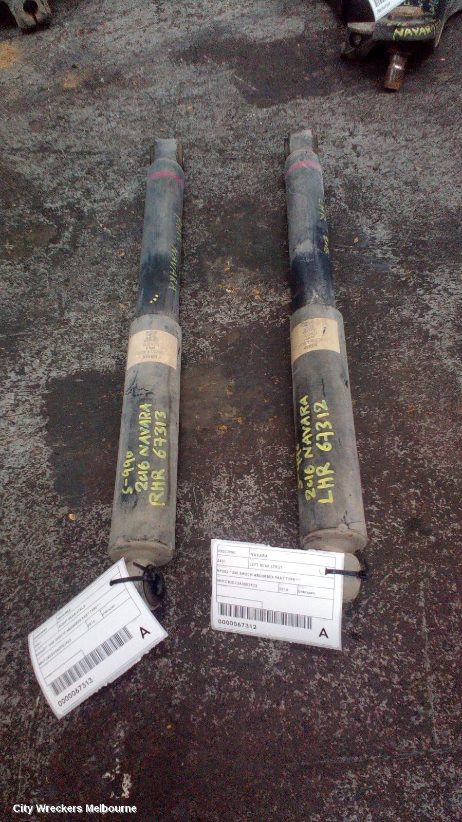 NISSAN NAVARA LEFT REAR STRUT, NP300**USE SHOCK ABSORBER PART TYPE*** - Image 3