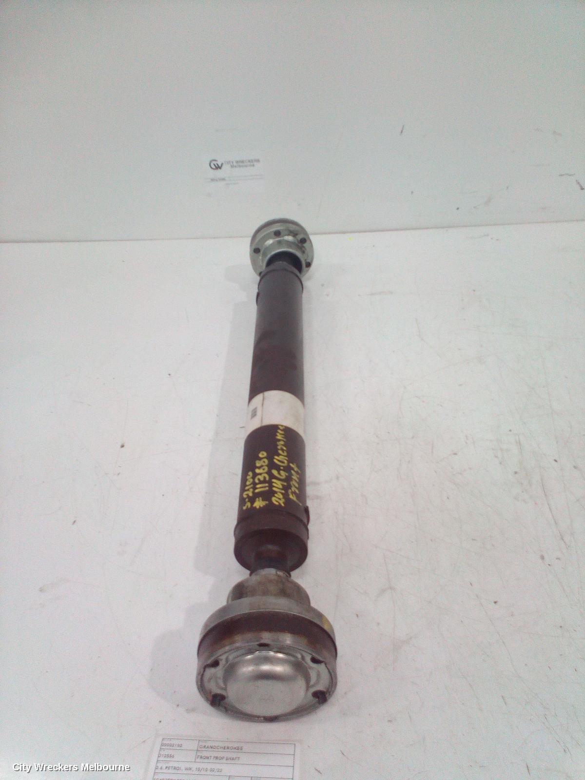 JEEP GRANDCHEROKEE FRONT PROP SHAFT, 3.6, PETROL, WK, 10/2010 - 02/2022 - Image 3