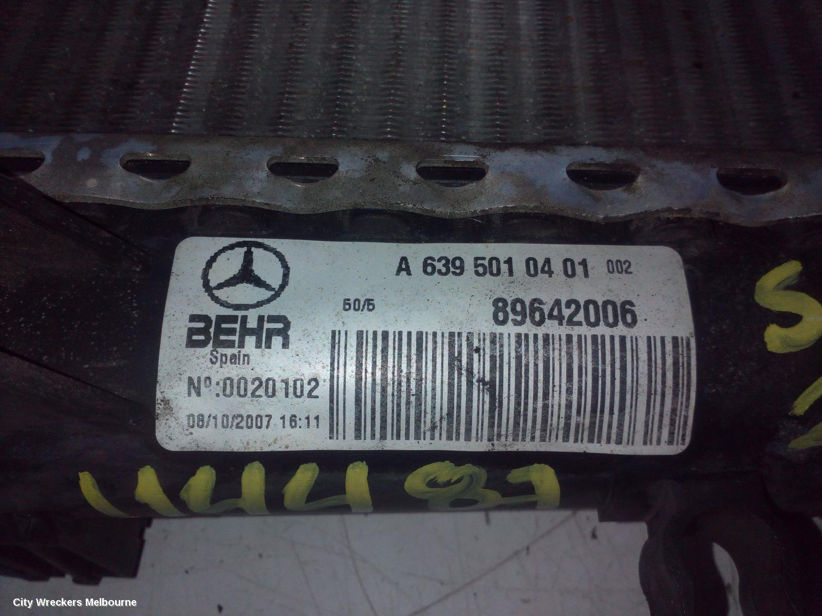 MERCEDES VITO RADIATOR, MANUAL, 639, 04/2004 - 02/2015 - Image 3