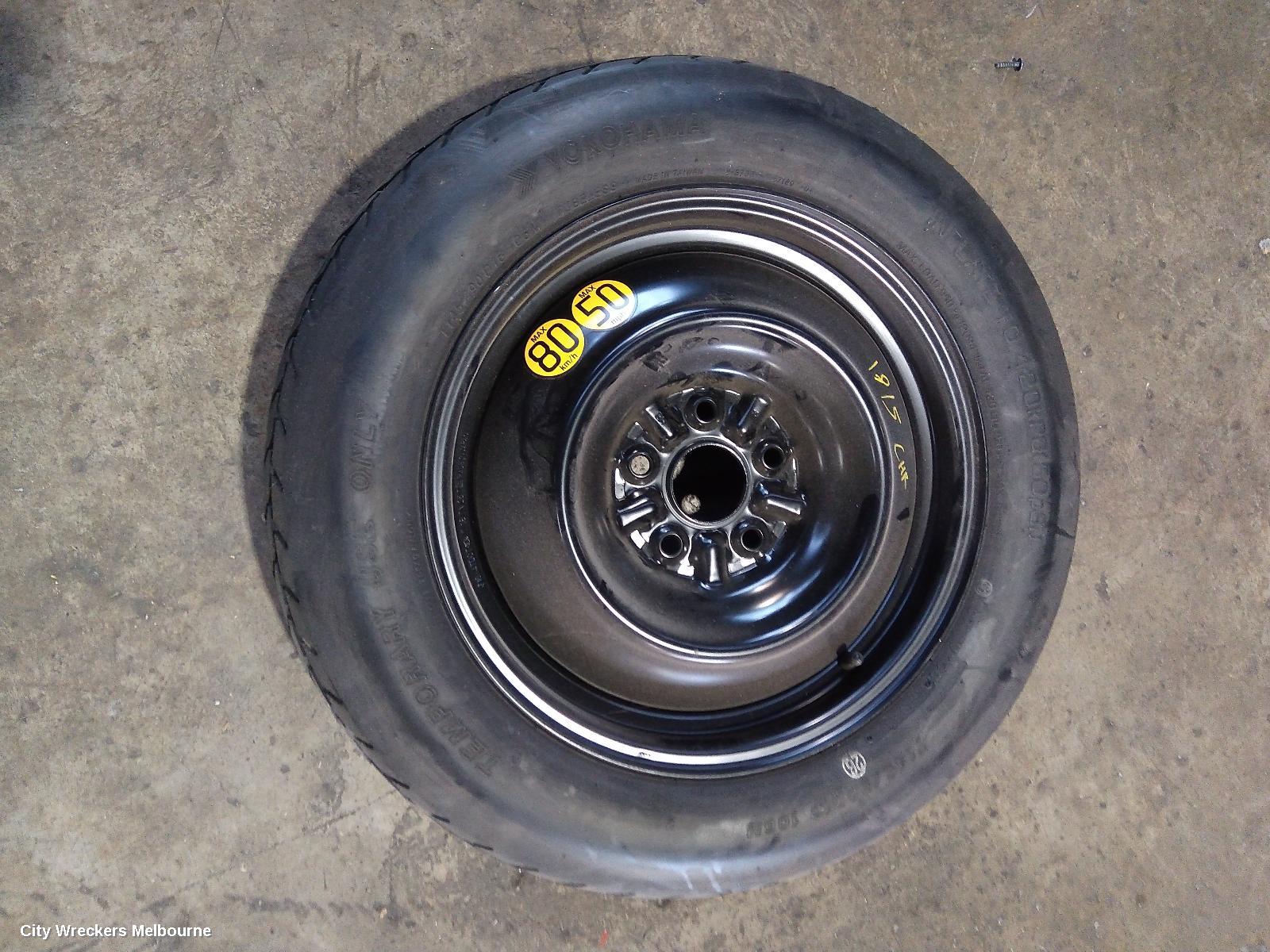 TOYOTA C-HR WHEEL STANDARD/STEEL, SPACE SAVER SPARE STEEL, GEN 1, 12/2016 - 09/2023 - Image 1