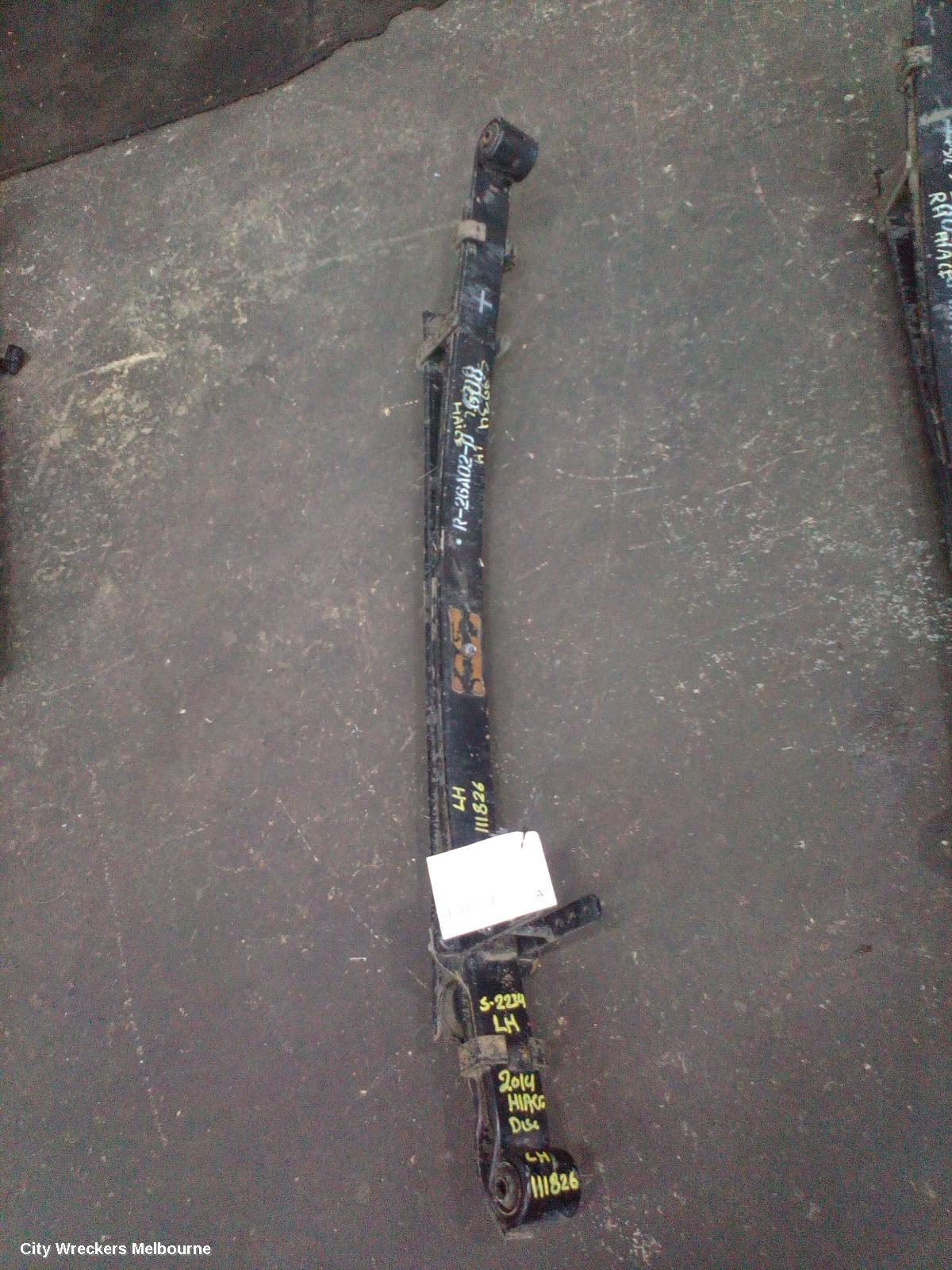 TOYOTA HIACE REAR LEAF SPRING, TRH/KDH, LWB/SWB, LH SIDE, 03/2005 - 04/2019 - Image 1