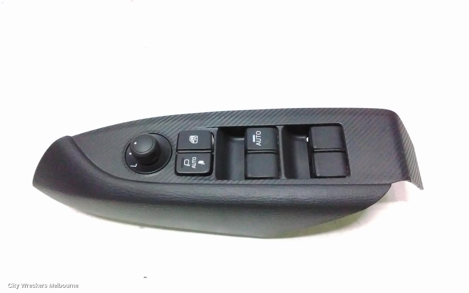 MAZDA CX3 PWR DR WIND SWITCH, RH FRONT (MASTER SWITCH), W/ AUTO FOLD TYPE, DK, 02/2017 ONWARDS - Image 1