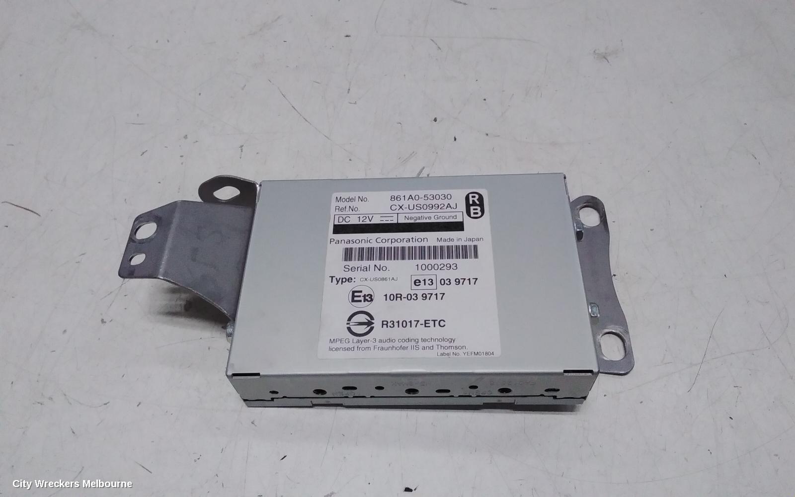 LEXUS IS250/IS250C, GSE20R, MISC SWITCH, 11/2005 - 12/2014, 861A0-53030 MULTIMEDIA INTERFACE MODULE UNIT  : 118838 - Image 1