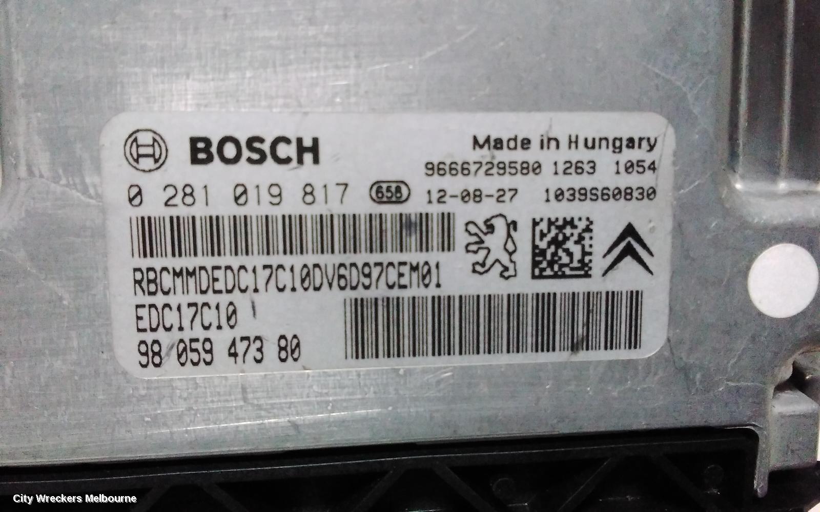 PEUGEOT PARTNER ECU, VAN 09/2008 - 01/2015 - Image 3