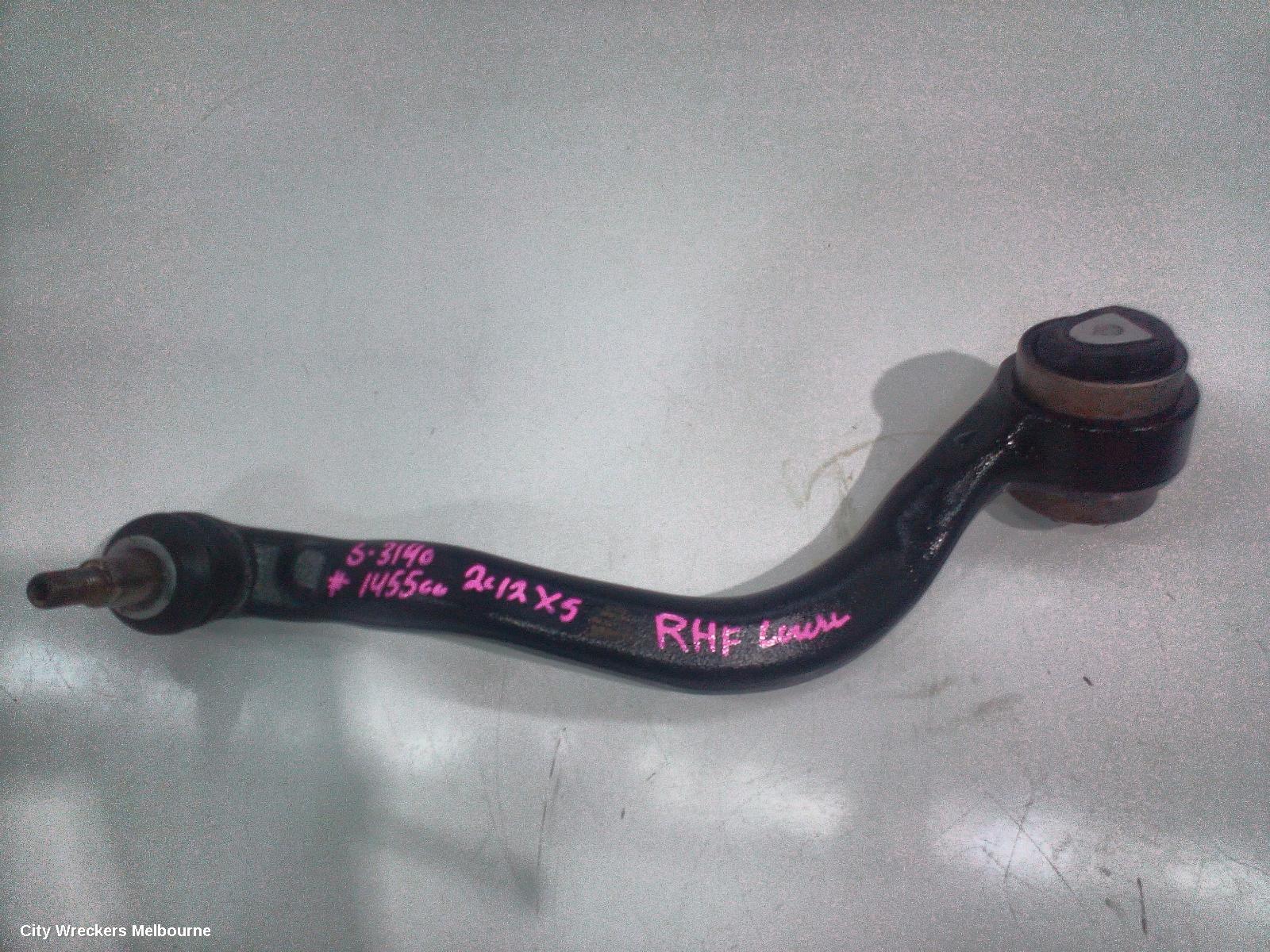 BMW X5 RIGHT FRONT LOWER CONTROL ARM, FRONT (CURVED), NON M, E70, 12/2006 - 08/2013 - Image 2