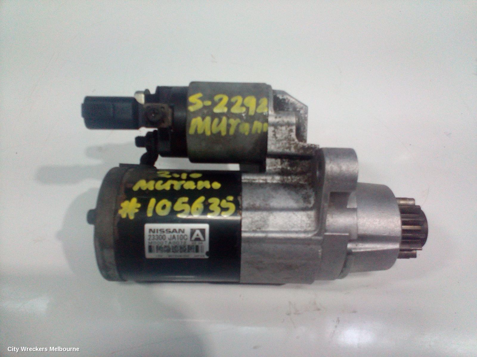 NISSAN MURANO STARTER, PETROL, 3.5, VQ35, Z51, 12/2008 - 12/2014 - Image 3