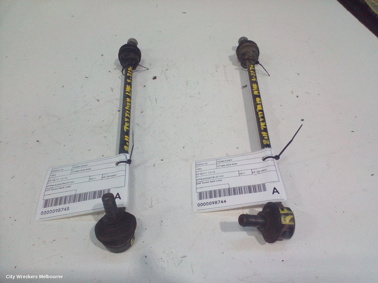 FORD TERRITORY STABILISER BAR, SZ, 03/2011 - 12/2016 - Image 2