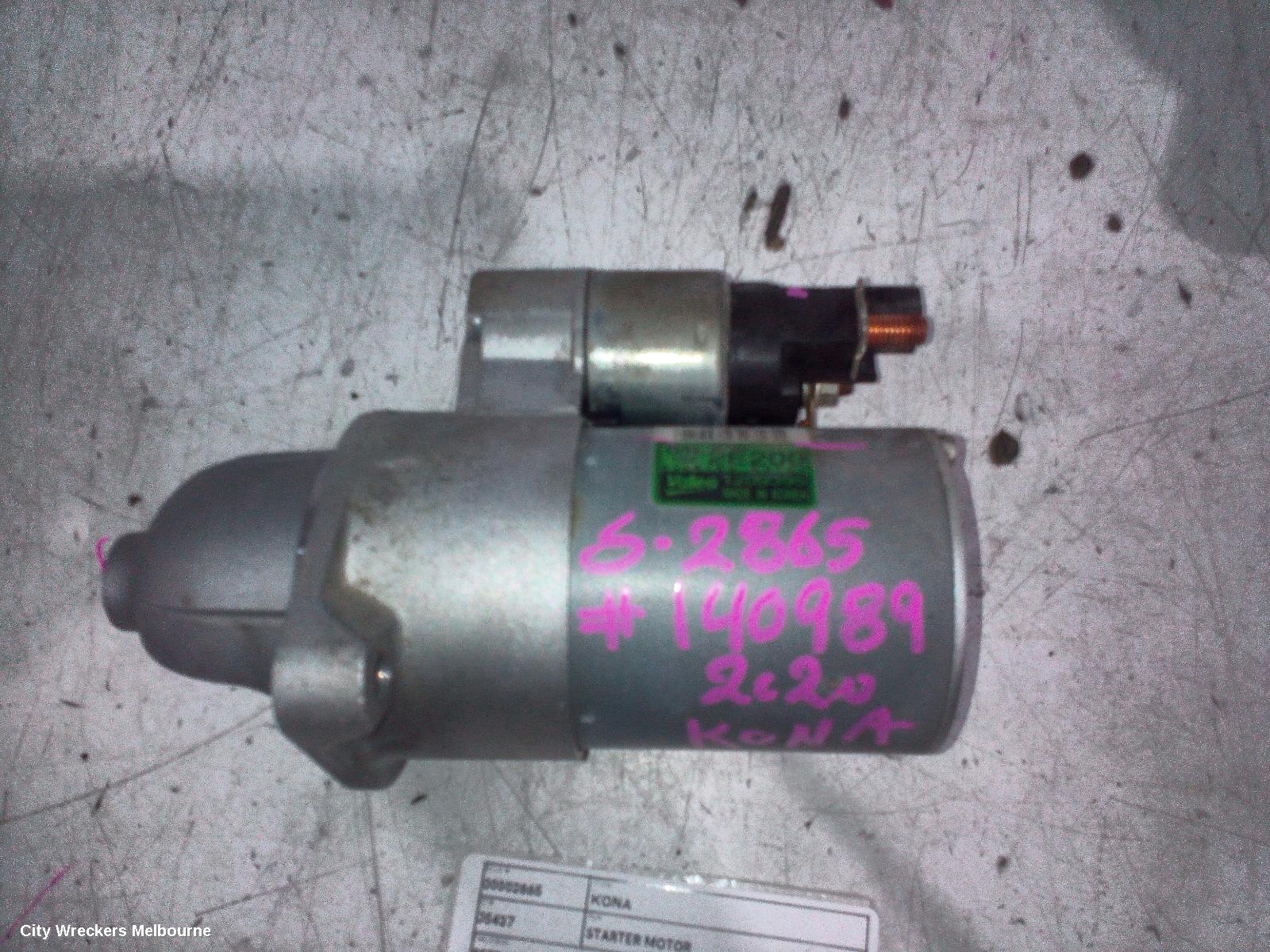 HYUNDAI KONA STARTER, PETROL, 2.0, G4NH, OS, 09/2017 - 10/2020 - Image 2