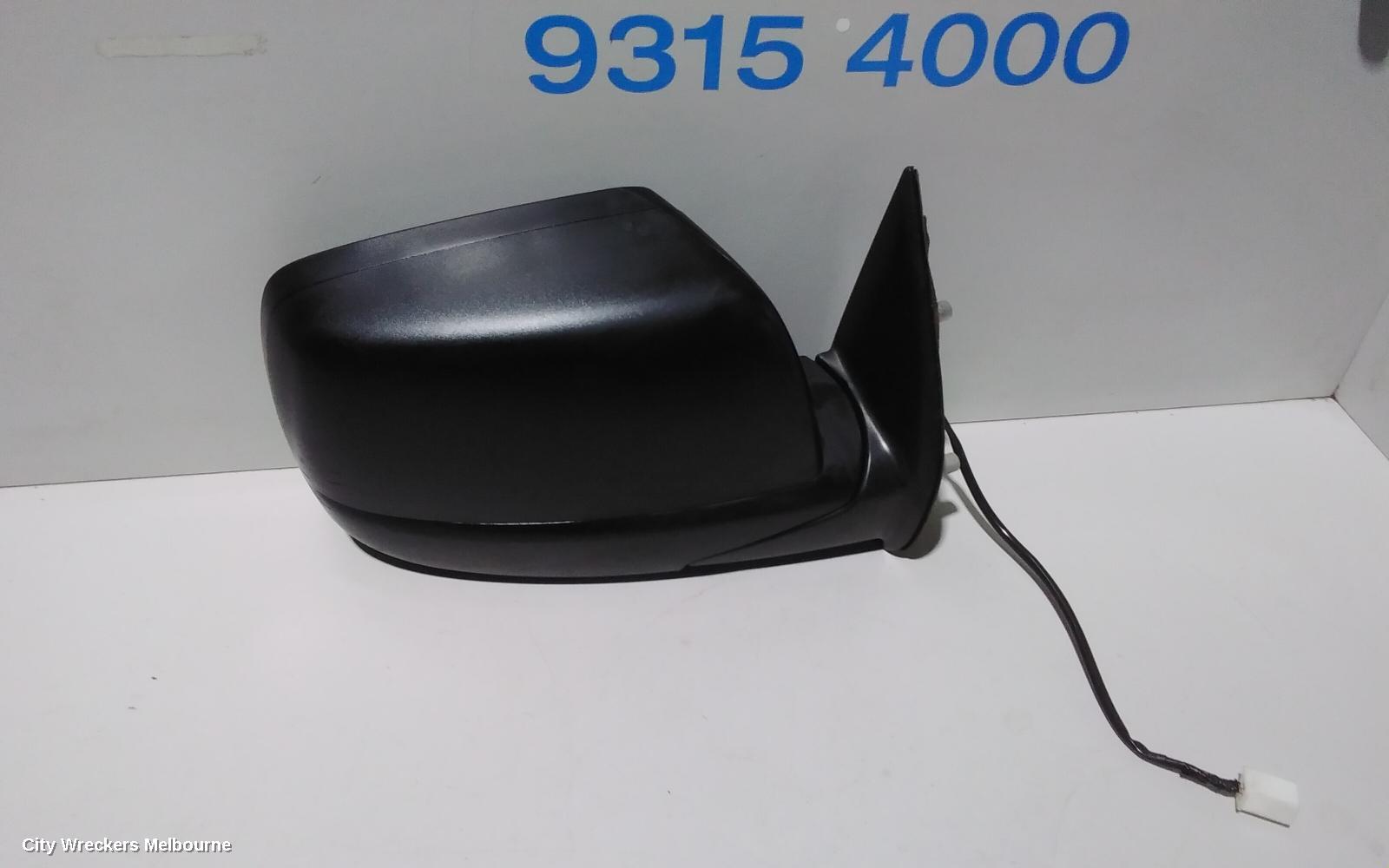 FORD RANGER RIGHT DOOR MIRROR, POWER, UTE, BLACK, PJ, 12/2006 - 03/2009 - Image 3