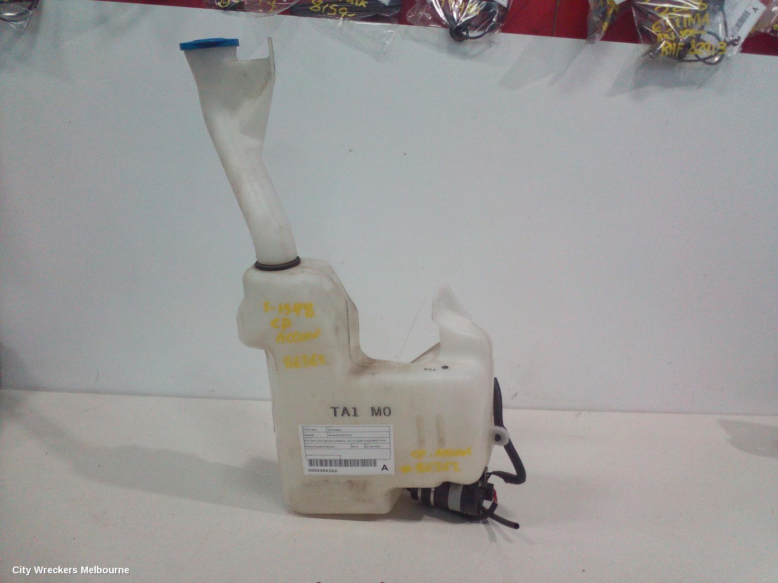 HONDA ACCORD WASHER BOTTLE, 8TH GEN (VIN MRHCP/JHMCU), W/ H/LAMP WASHERS TYPE, 02/2008 ONWARDS - Image 1