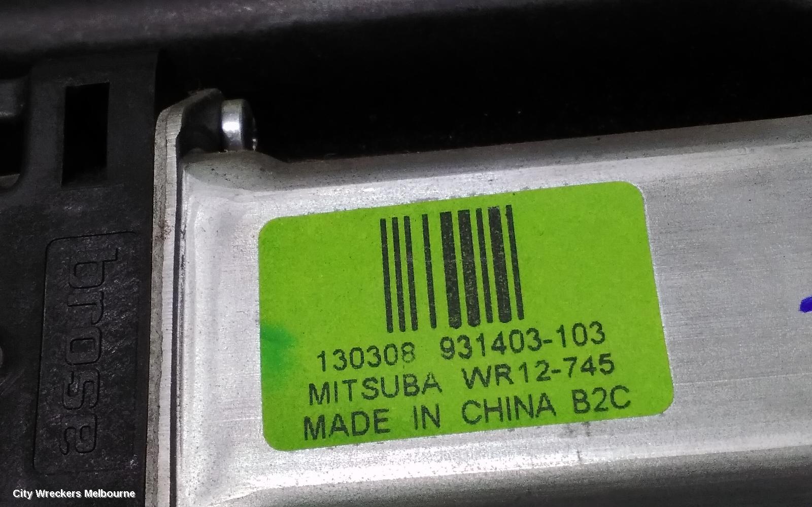 JEEP GRANDCHEROKEE RIGHT REAR WND REG/MOTOR, WK, 10/2010 - 02/2022 - Image 2