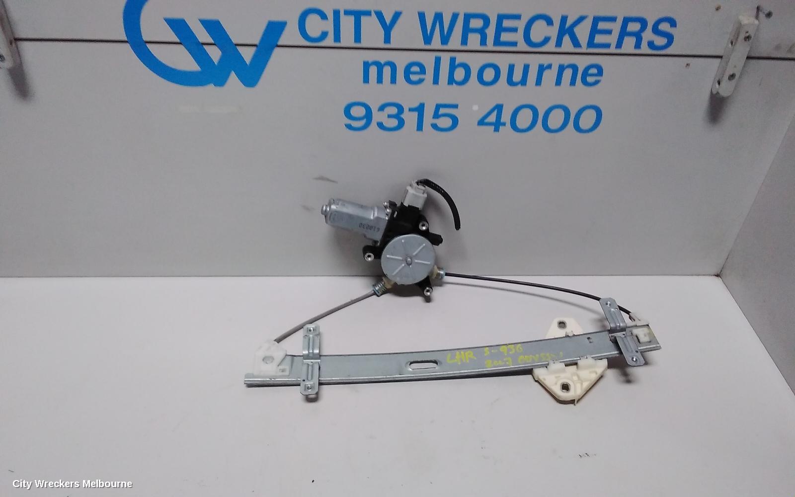 HONDA ODYSSEY LEFT REAR WND REG/MOTOR, RB, POWER, 07/2004 - 03/2009 - Image 1