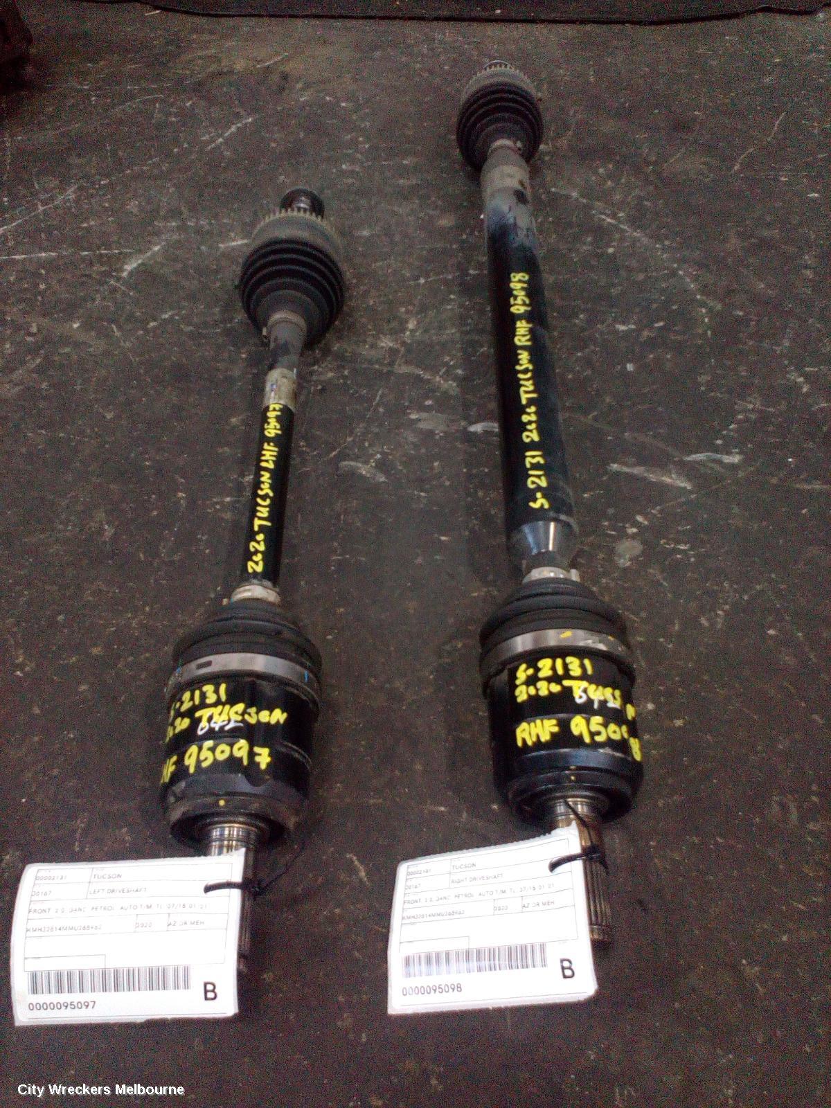 HYUNDAI TUCSON LEFT DRIVESHAFT, FRONT, 2.0, G4NC, PETROL, AUTO T/M, TL, 07/2015 - 01/2021 - Image 2